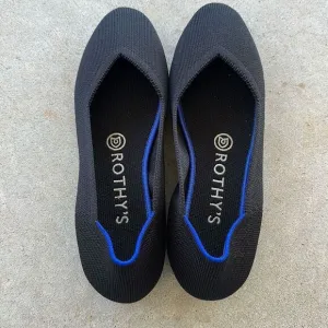 Rothy’s The Flat Black Flats Shoes Women’s 7.5