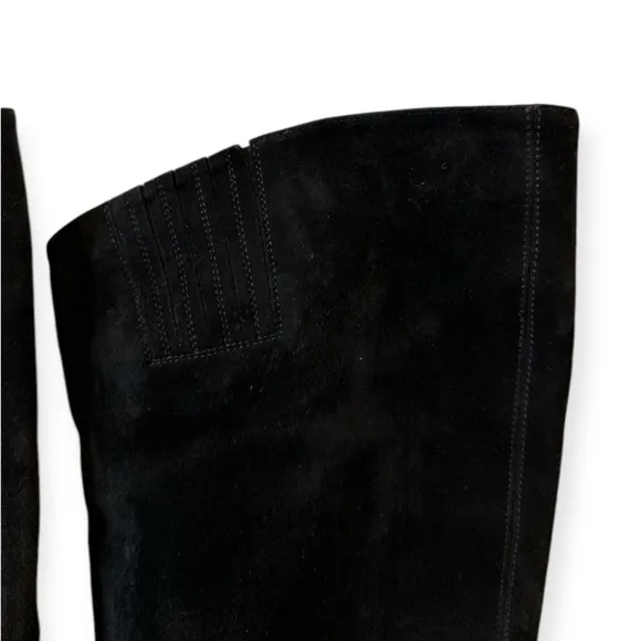 Saint Laurent Thigh High Cat Suede Leather Boots 36 (6)