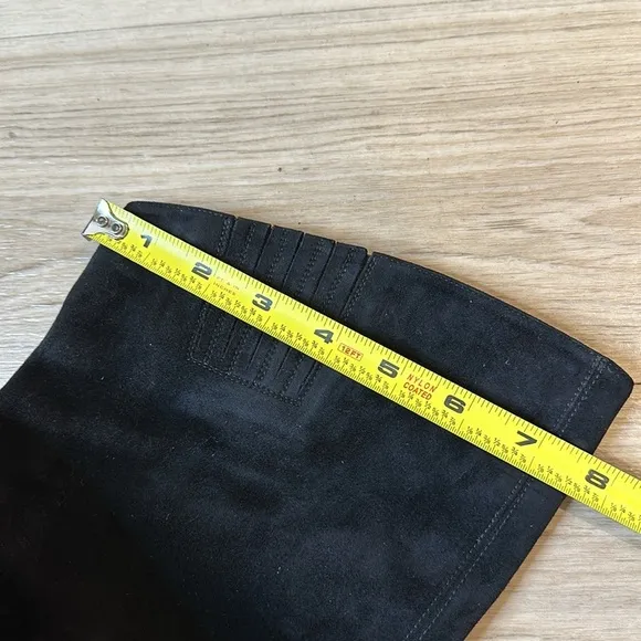 Saint Laurent Thigh High Cat Suede Leather Boots 36 (6)