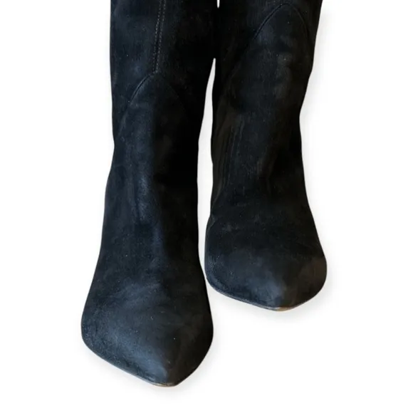 Saint Laurent Thigh High Cat Suede Leather Boots 36 (6)