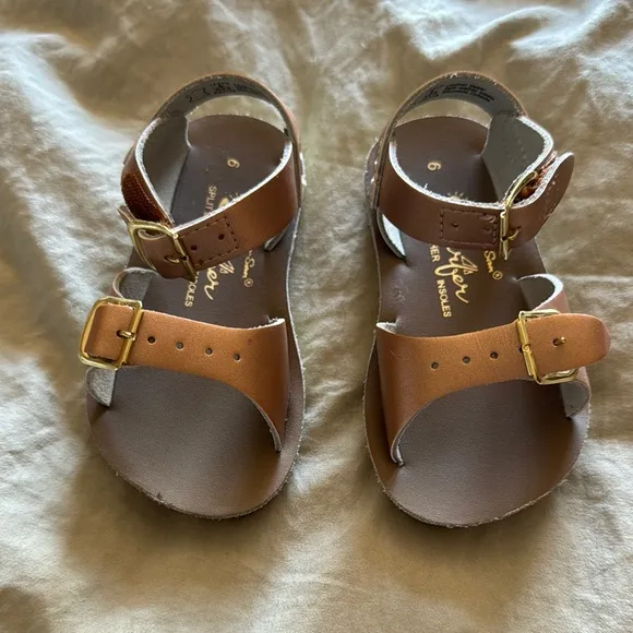 Salt Water Sandals Tan Comfortable Sandals