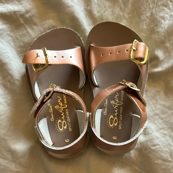 Salt Water Sandals Tan Comfortable Sandals