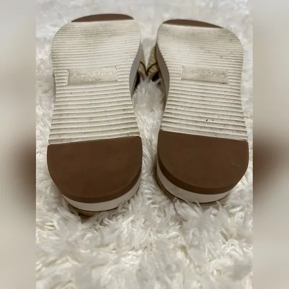 Sam Edelman Ariane Platform Women's Tan Slide Sandals Sz. 8.5