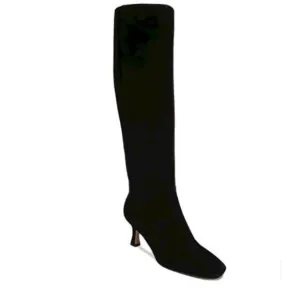 Sam Edelman Black Lillia Real Suede Knee-High Boots 8