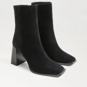Sam Edelman IVETTE ANKLE BOOTIE Suede Black Sz 6