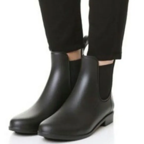 SAM EDELMAN TINSLEY NAVY BLUE MATTE WATERPROOF RAIN BOOTS NIB SZ 10
