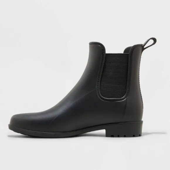 SAM EDELMAN TINSLEY NAVY BLUE MATTE WATERPROOF RAIN BOOTS NIB SZ 10