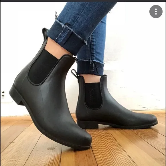 SAM EDELMAN TINSLEY NAVY BLUE MATTE WATERPROOF RAIN BOOTS NIB SZ 10