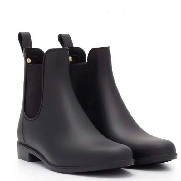 SAM EDELMAN TINSLEY NAVY BLUE MATTE WATERPROOF RAIN BOOTS NIB SZ 10