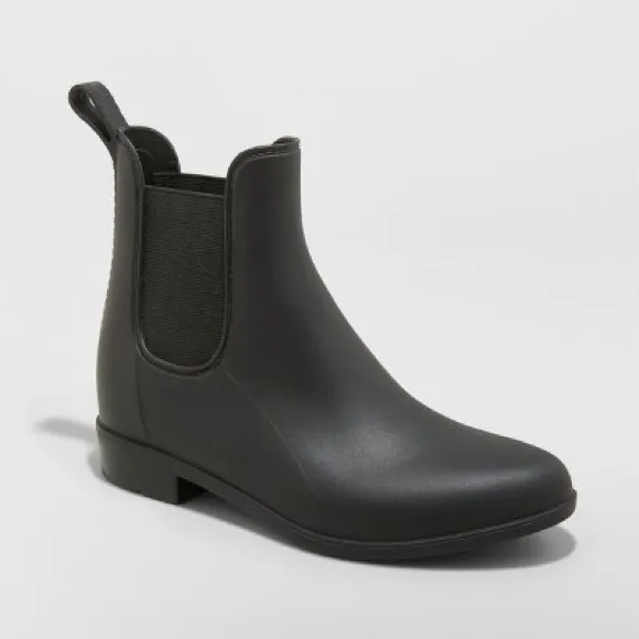 SAM EDELMAN TINSLEY NAVY BLUE MATTE WATERPROOF RAIN BOOTS NIB SZ 10