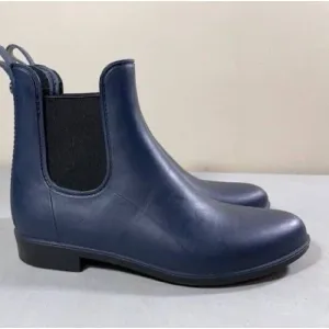 SAM EDELMAN TINSLEY NAVY BLUE MATTE WATERPROOF RAIN BOOTS NIB SZ 10