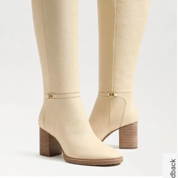 Sam Edelman Women's Elsy Leather Knee High Boots Size 10M $250