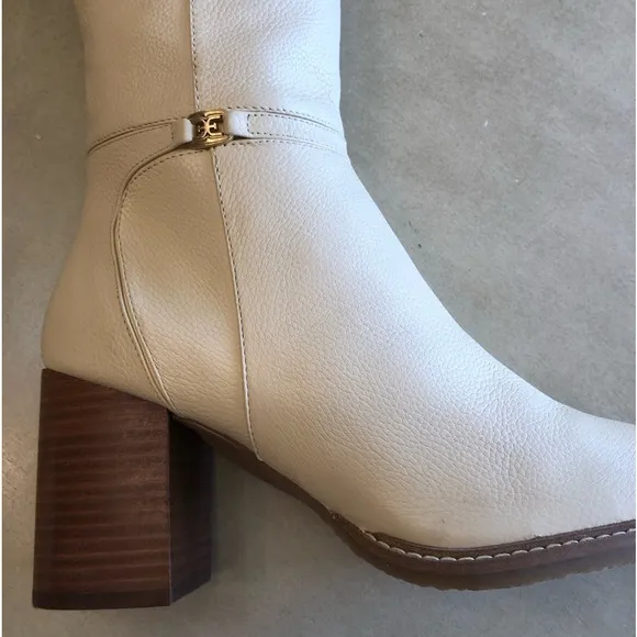 Sam Edelman Women's Elsy Leather Knee High Boots Size 10M $250