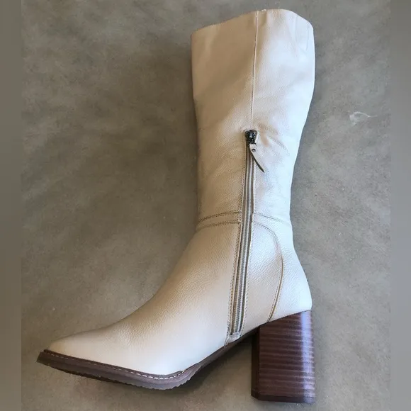Sam Edelman Women's Elsy Leather Knee High Boots Size 10M $250