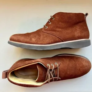 Samuel Hubbard Mahogany Brown Suede Re-Boot Chukka Lace Up Boots Men’s Size 13