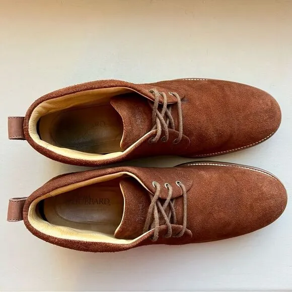 Samuel Hubbard Mahogany Brown Suede Re-Boot Chukka Lace Up Boots Men’s Size 13