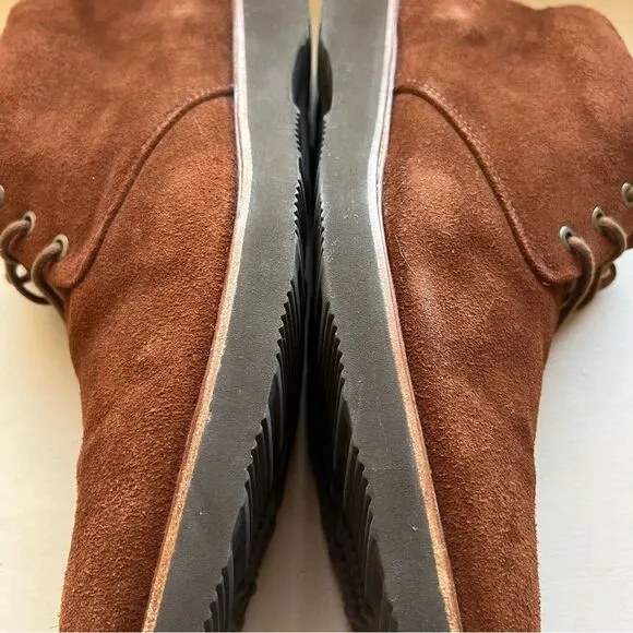 Samuel Hubbard Mahogany Brown Suede Re-Boot Chukka Lace Up Boots Men’s Size 13