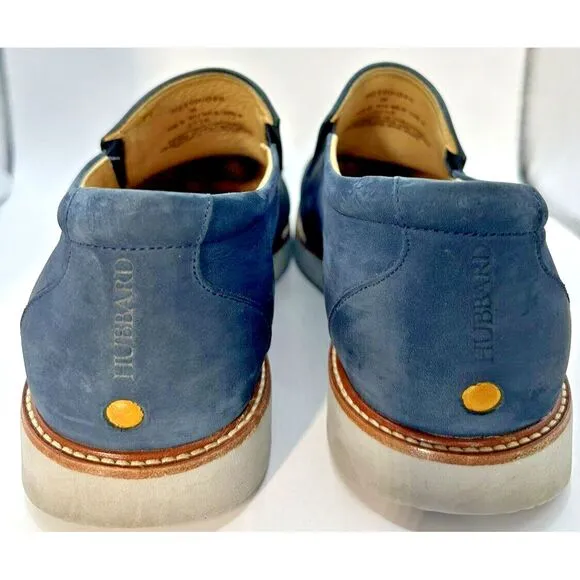 Samuel Hubbard Men's 9 &quot;Rafael&quot; Hybrid Slip-On Munich Navy Traveler  Vibram Sole