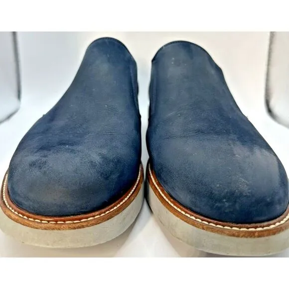 Samuel Hubbard Men's 9 &quot;Rafael&quot; Hybrid Slip-On Munich Navy Traveler  Vibram Sole