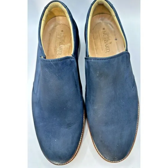 Samuel Hubbard Men's 9 &quot;Rafael&quot; Hybrid Slip-On Munich Navy Traveler  Vibram Sole