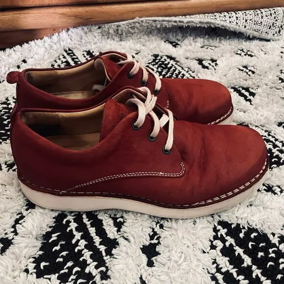 Samuel Hubbard Rust Waxhide Leather Shoe Sneaker Mens US 8.5 EU 42-Hubbard Free