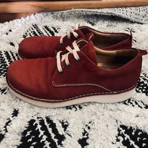 Samuel Hubbard Rust Waxhide Leather Shoe Sneaker Mens US 8.5 EU 42-Hubbard Free