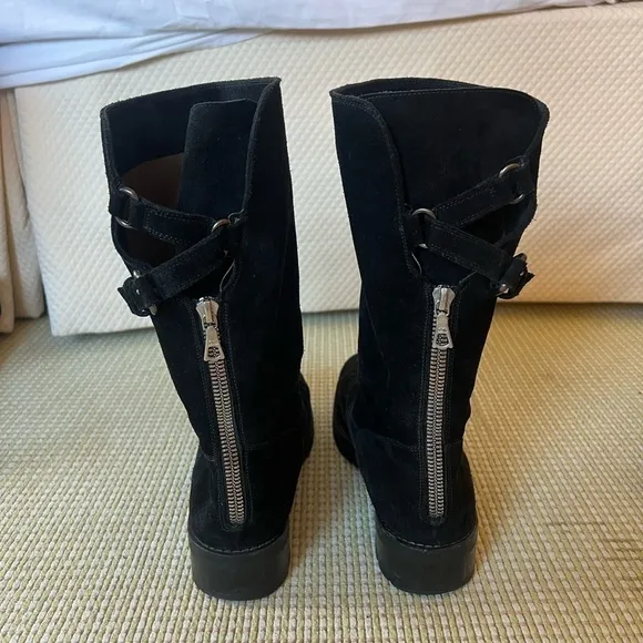 Sartore Suede Moto Boots