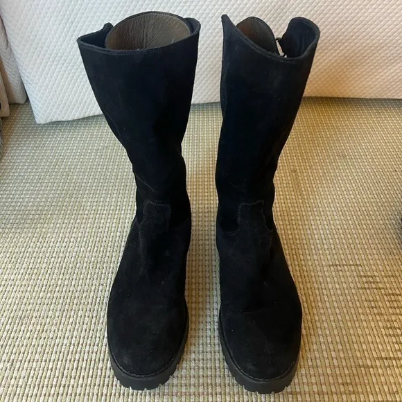 Sartore Suede Moto Boots