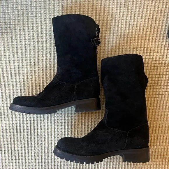 Sartore Suede Moto Boots