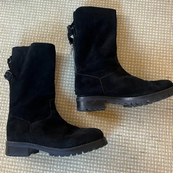 Sartore Suede Moto Boots