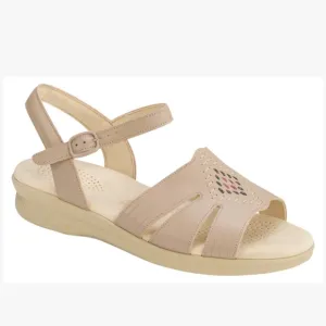 SAS $150 Huarache Quarter Strap Beige Sandals Size 11W