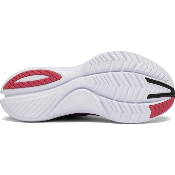 SAUCONY Kinvara 12 Women's Size 10.5 Running Shoes Cherry/Silver/Black S10619-55