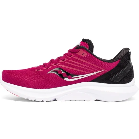SAUCONY Kinvara 12 Women's Size 10.5 Running Shoes Cherry/Silver/Black S10619-55
