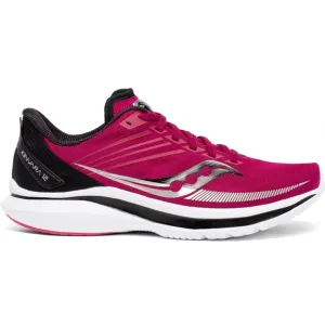 SAUCONY Kinvara 12 Women's Size 10.5 Running Shoes Cherry/Silver/Black S10619-55