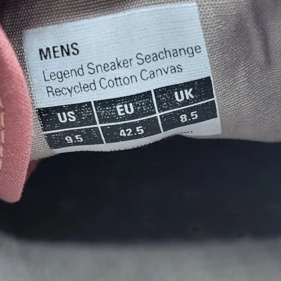 Seavees Legend Sneaker SeaChange Mens 9.5 Red Clay Shoes Casual Walking Outdoors