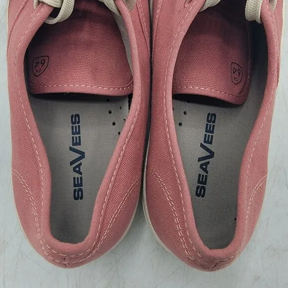 Seavees Legend Sneaker SeaChange Mens 9.5 Red Clay Shoes Casual Walking Outdoors