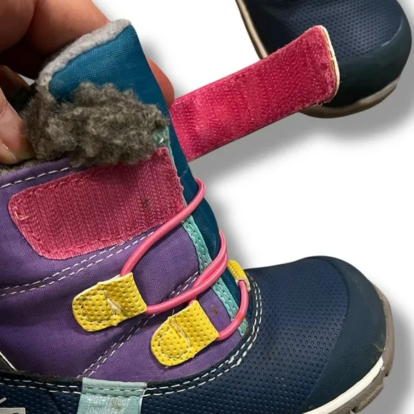 See Kai Run Gilman Snow Boots Insulated Waterproof Color Block Toddler Size 7