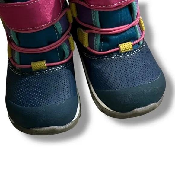 See Kai Run Gilman Snow Boots Insulated Waterproof Color Block Toddler Size 7