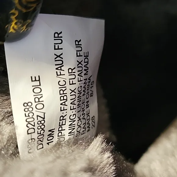 Seven dials women's faux Fur Cuffed Allie Suede gray Boots size 10