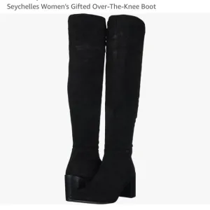 Seychelles Gifted Black Suede Over-The-Knee Boot NWOB