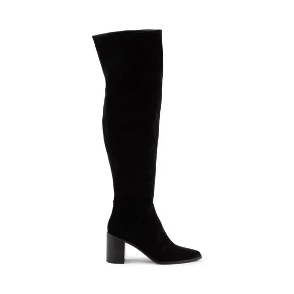 Seychelles Gifted Black Suede Over-The-Knee Boot NWOB