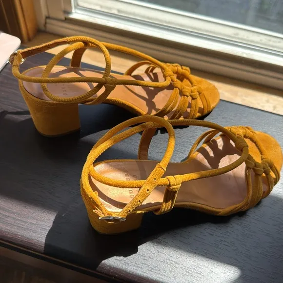 Sezane Gloria Sandals Yellow Marigold