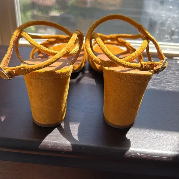 Sezane Gloria Sandals Yellow Marigold
