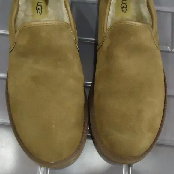 SIZE 10. Ugg Cooke suede slipper loafers shoes.
