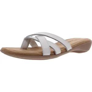 Size 8W, 10W - MINNETONKA - Leather Flip Flop Thong Sandals NEW $60 msrp