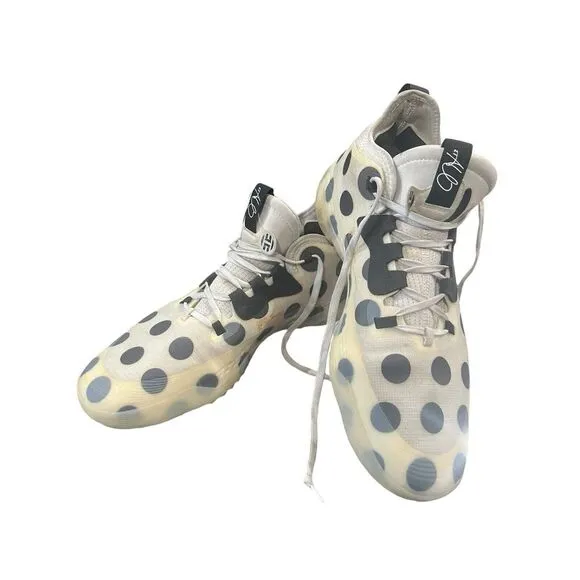 Size14 - Adidas Harden Vol. 5 Futurenatural‎ Polka Dot - White GW5349