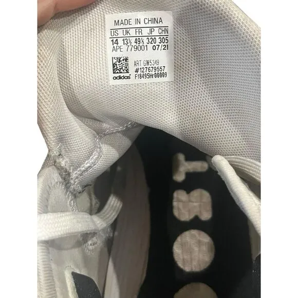 Size14 - Adidas Harden Vol. 5 Futurenatural‎ Polka Dot - White GW5349