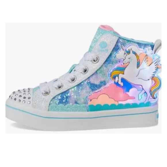 Skechers Girls' Twi lites 2.0 enchanted Unicorn