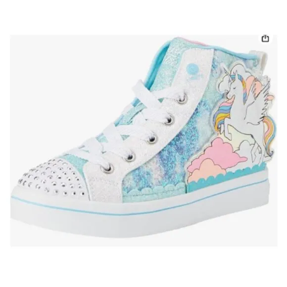 Skechers Girls' Twi lites 2.0 enchanted Unicorn