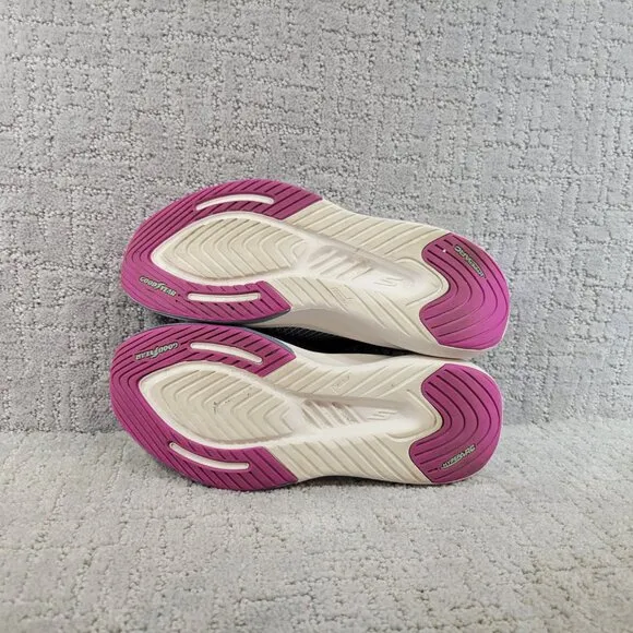 Skechers Go Walk Max Walker-Sally US 8 Gray Purple Casual Shoes 125052-CCPR